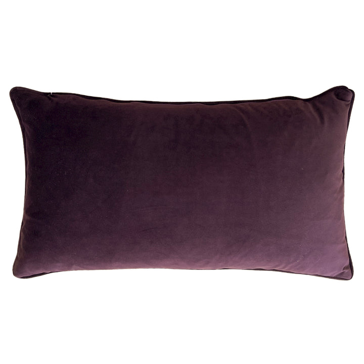 MOGORI LEAFAGE 30X50 CUSHION CASE AUBERGINE