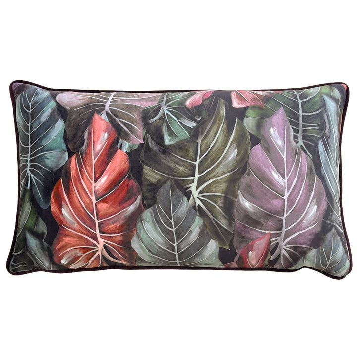 MOGORI LEAFAGE 30X50 CUSHION CASE AUBERGINE