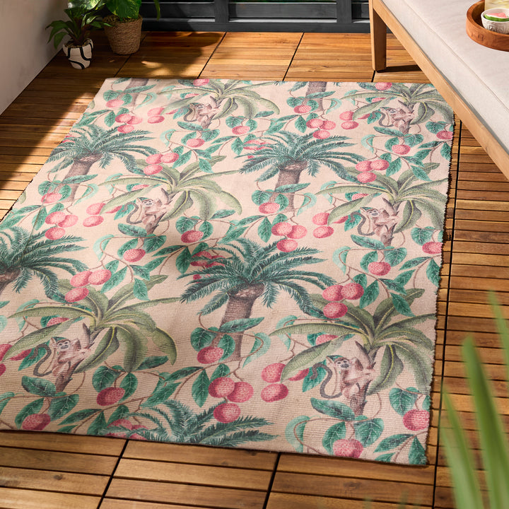 Monkey Palm 120x170 Outdoor Rug Papyrus