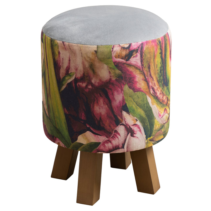 MONTY FOOTSTOOL HELIGAN FUCHSIA