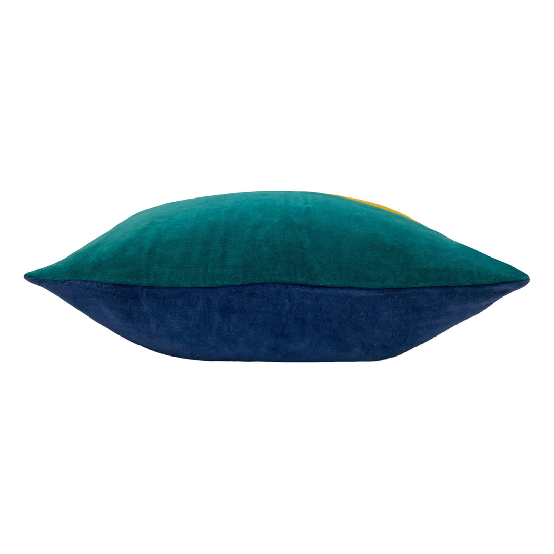 MORELLA 40X60 CUSHION CASE EMERALD/OCHRE/NAVY