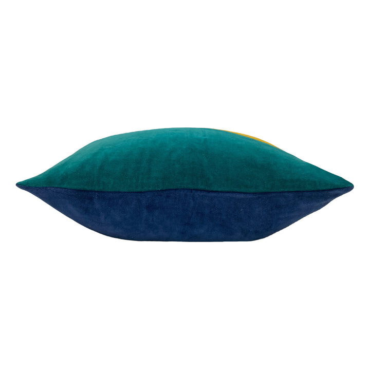 MORELLA 40X60 CUSHION CASE EMERALD/OCHRE/NAVY
