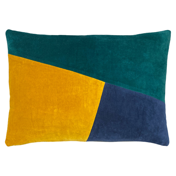 MORELLA 40X60 CUSHION CASE EMERALD/OCHRE/NAVY