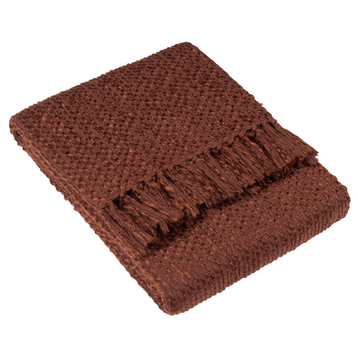 Morni Throw 130x180 Chestnut - image 2