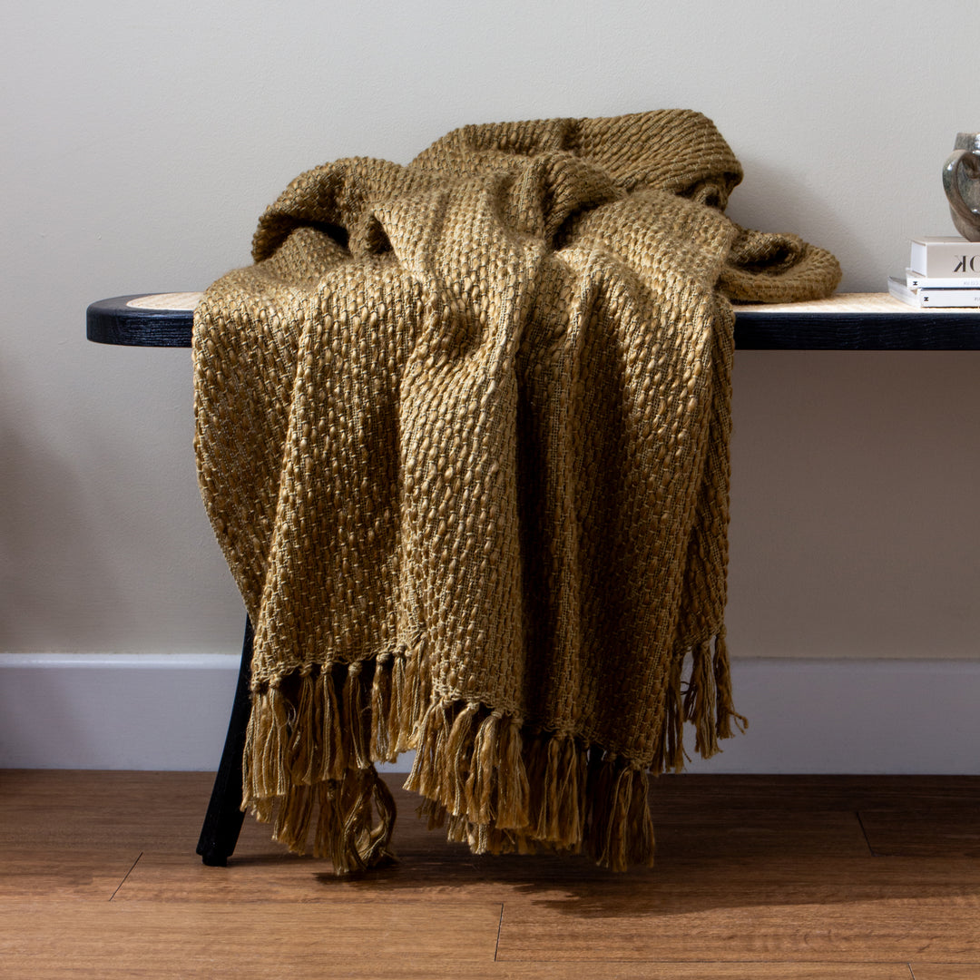 Morni Throw 130x180 Olive