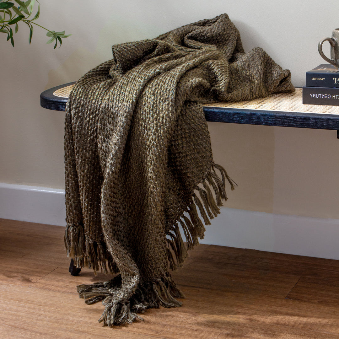 Morni Throw 130x180 Willow
