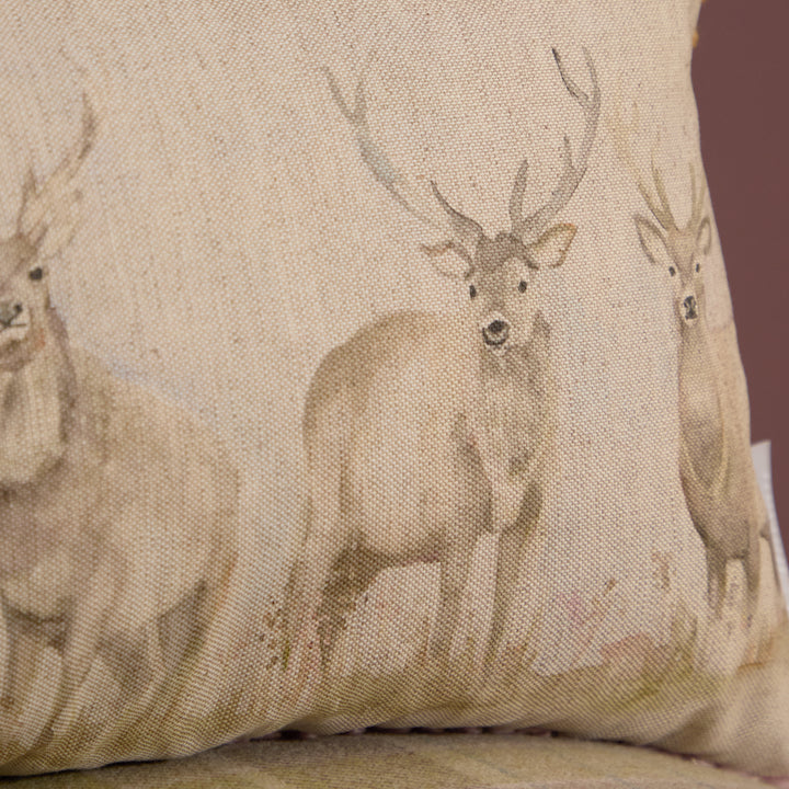 MOORLAND STAG 30X50 CUSHION CASE MULTI