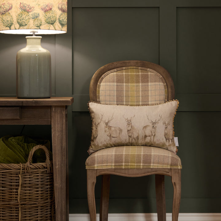 MOORLAND STAG 30X50 CUSHION CASE MULTI