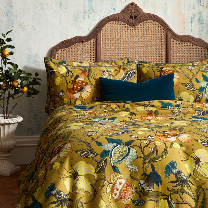 Morton Double Duvet Set Ochre - image 2