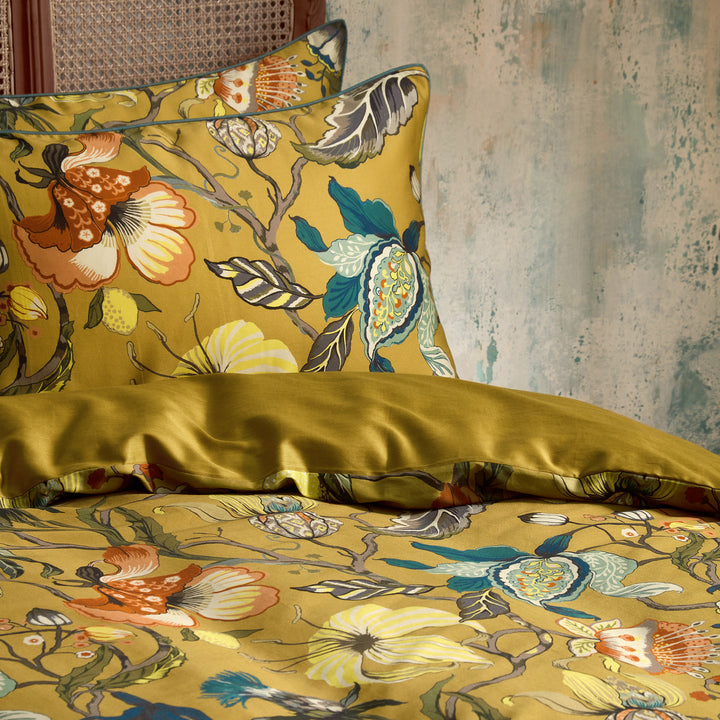 Morton Super King Duvet Set Ochre - image 3