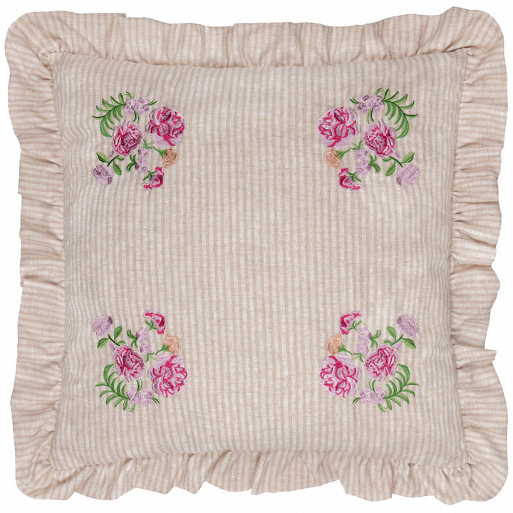 MARTHA RUFFLE 50X50 CUSHION CASE PINK