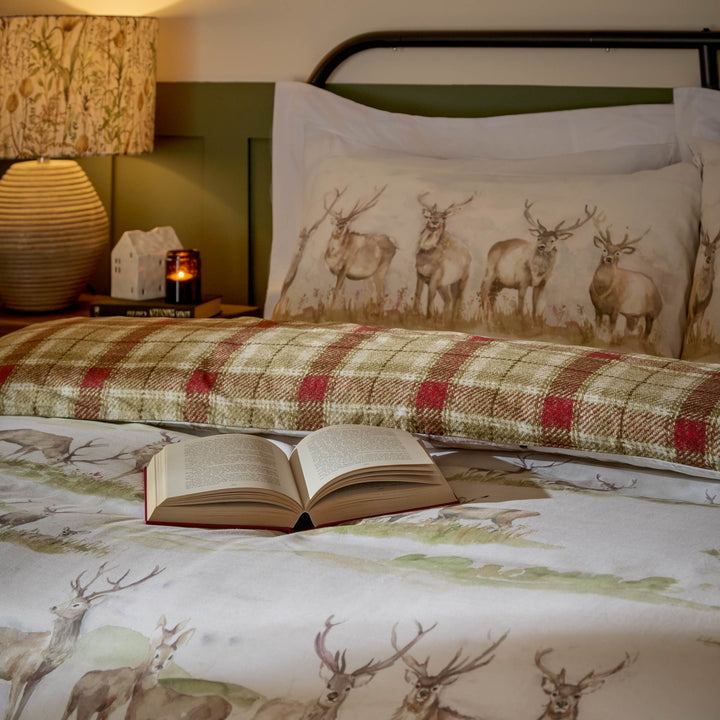 MOORLAND STAGS SINGLE DUVET SET MULTICOLOUR