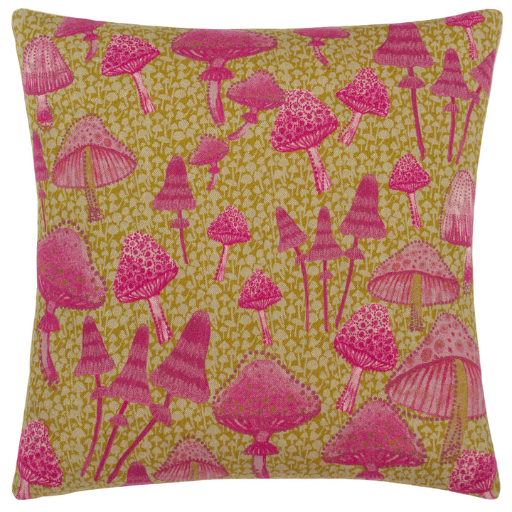 MUSHROOM FIELDS 45X45 CUSHION CASE PURPLE