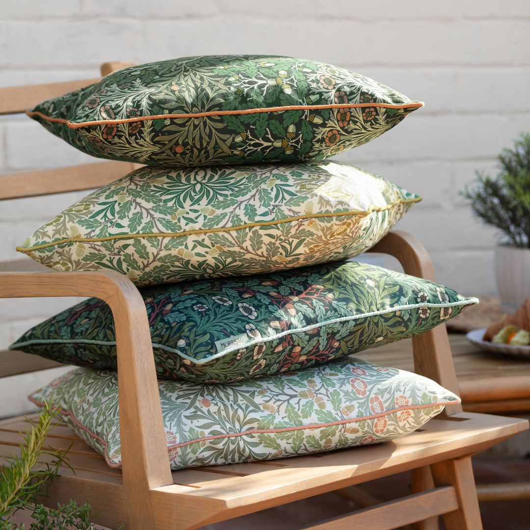 Multi Acorn 45x45 Outdoor Cushion Case Stone/Sage - image 5