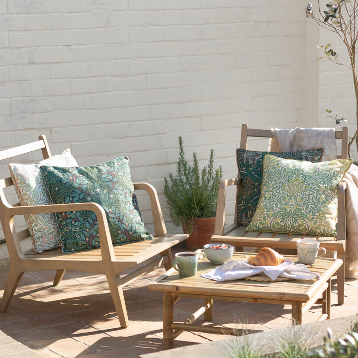 Multi Acorn 45x45 Outdoor Cushion Case Stone/Sage - image 6