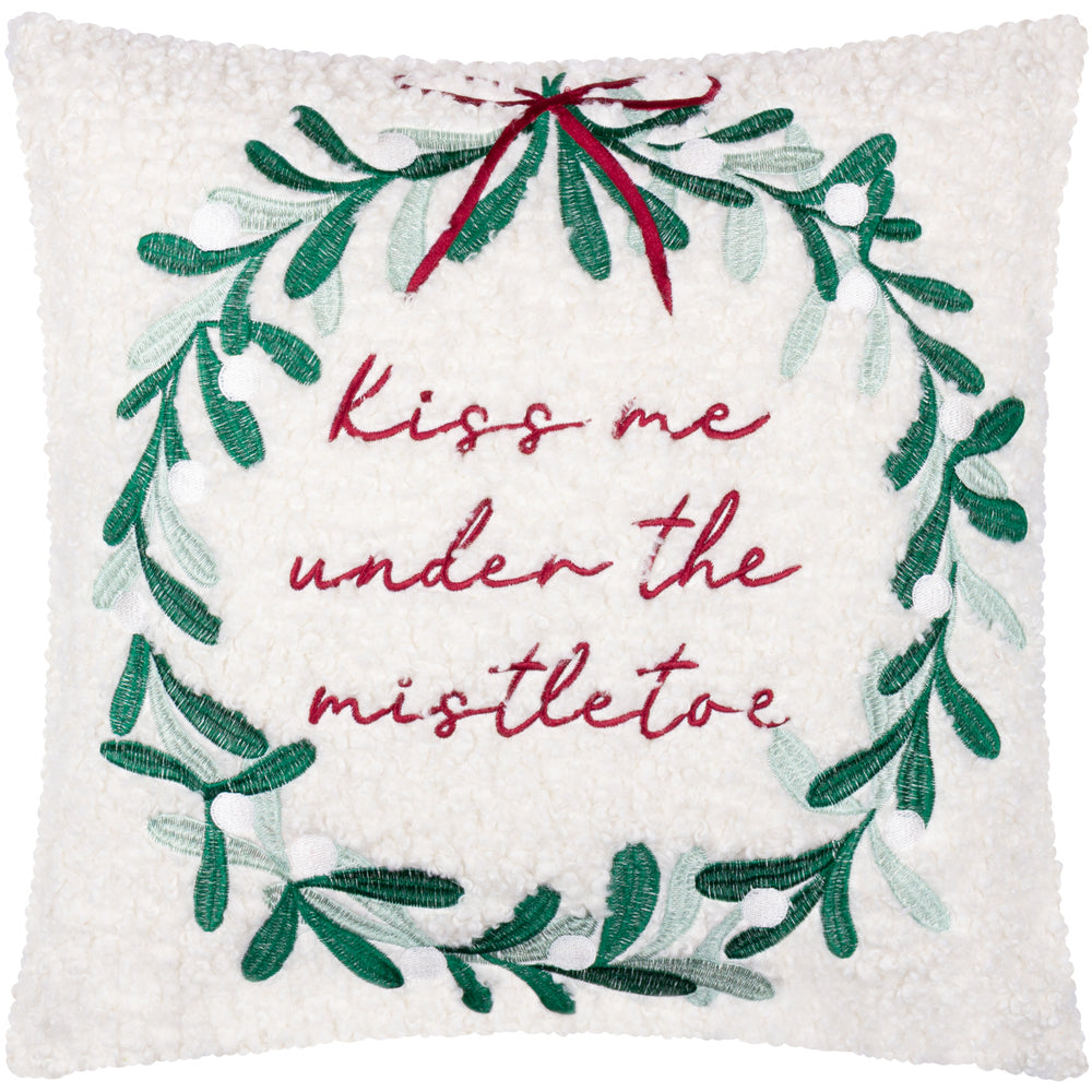 Mistletoe Wreath 45x45 Cushion Case Multi - image 2
