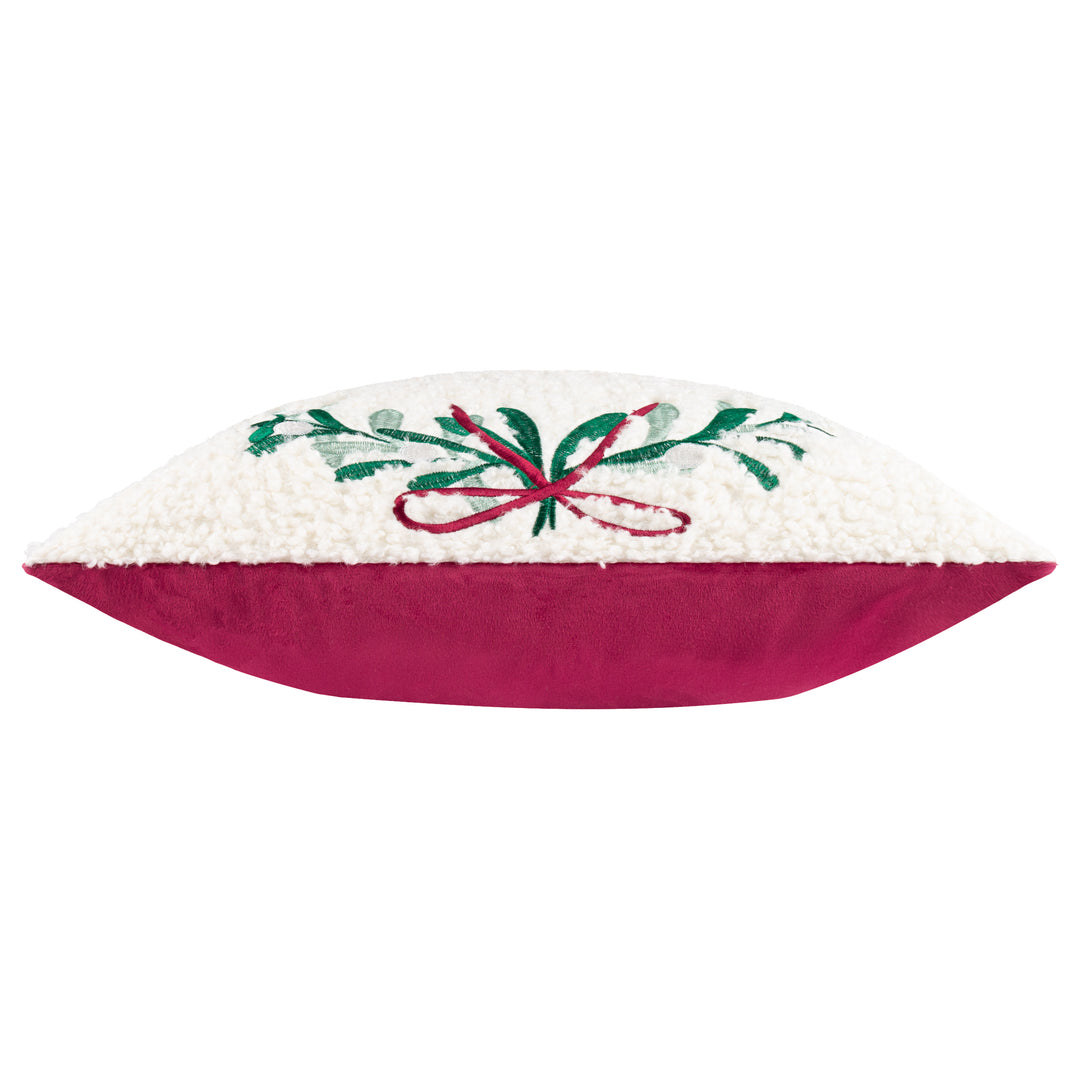 MISTLETOE WREATH 45X45 CUSHION CASE MULTI