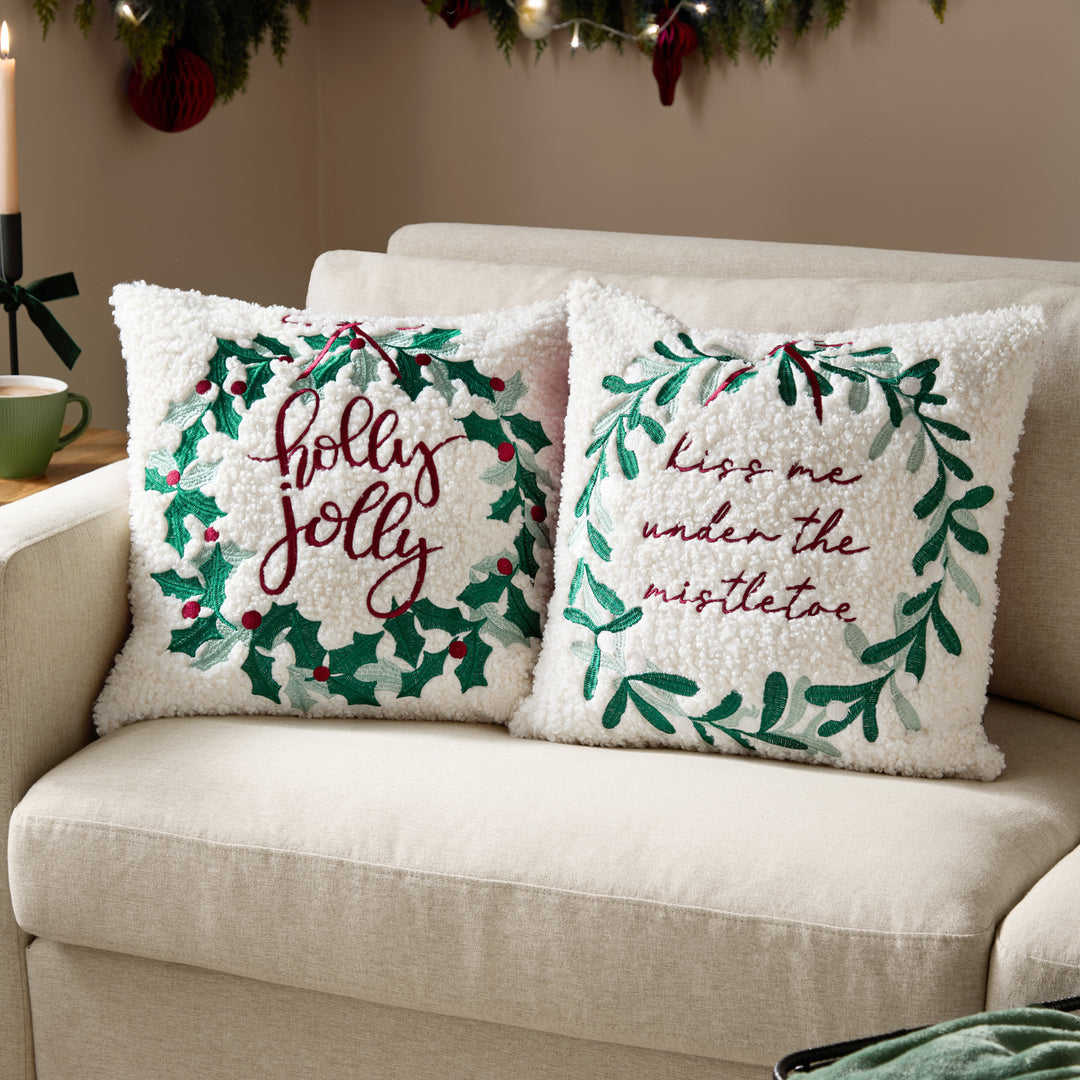 Mistletoe Wreath 45x45 Cushion Case Multi - image 6