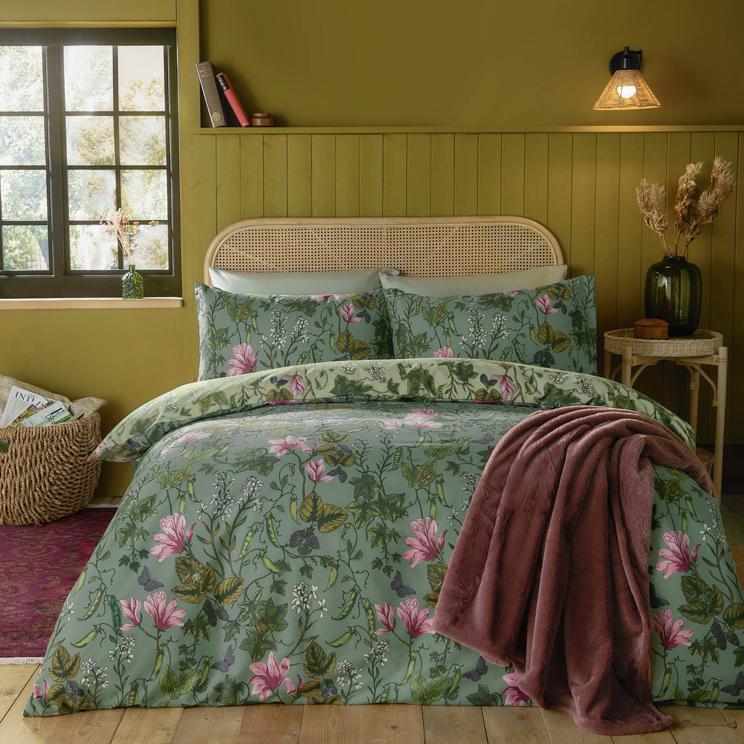 Mystic Berry Super King Size Duvet Set Green - image 4