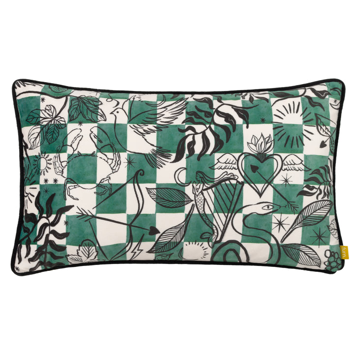 MYTHOS 30X50 CUSHION CASE GREEN/NATURAL