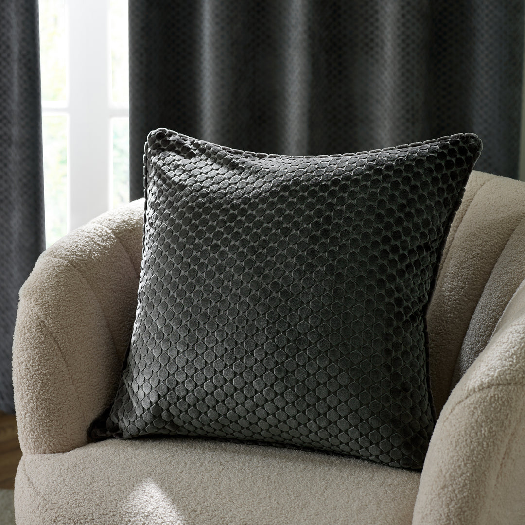 Neptune 50x50 Cushion Case Charcoal