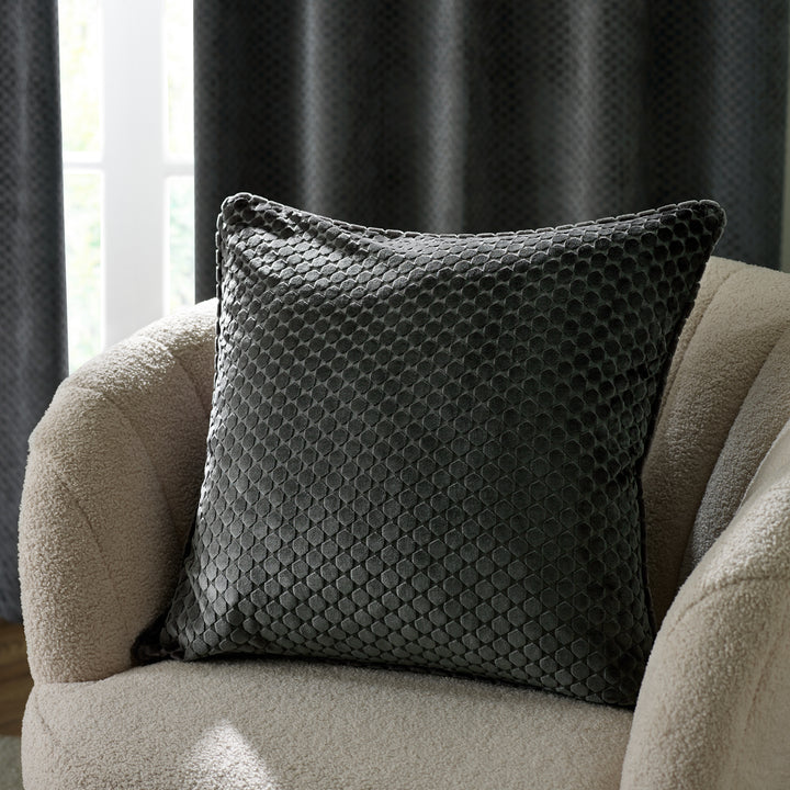 Neptune 50x50 Cushion Case Charcoal
