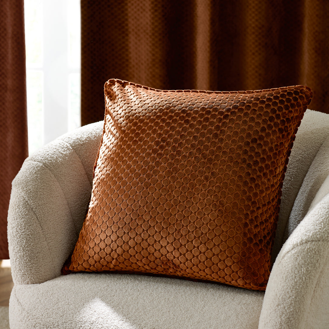 Neptune 50x50 Cushion Case Copper