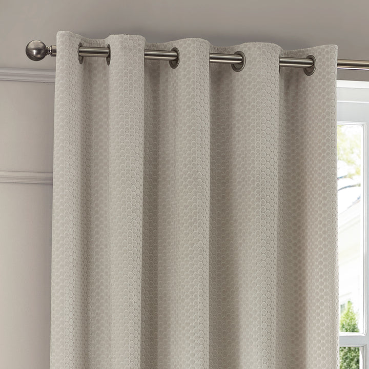 Neptune 168x229 Eyelet Curtains Ivory - image 3