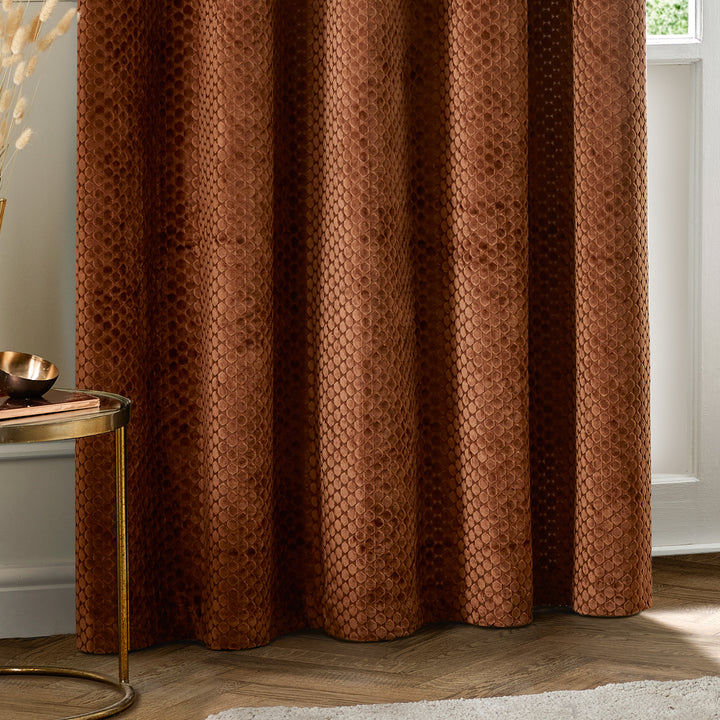Neptune 229x229 Eyelet Curtains Copper - image 4