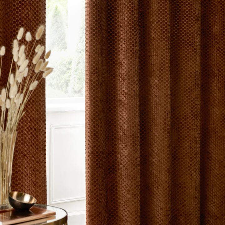 Neptune 229x229 Eyelet Curtains Copper - image 5