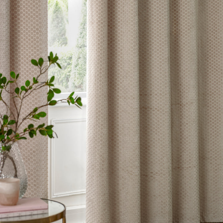 Neptune 168x183 Eyelet Curtains Champagne - image 5