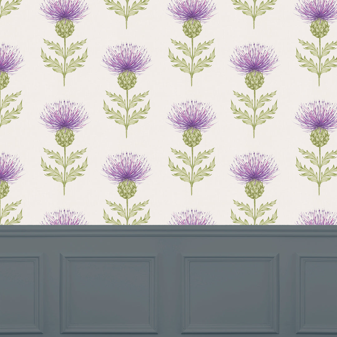 Nessy Wallpaper Large Damson