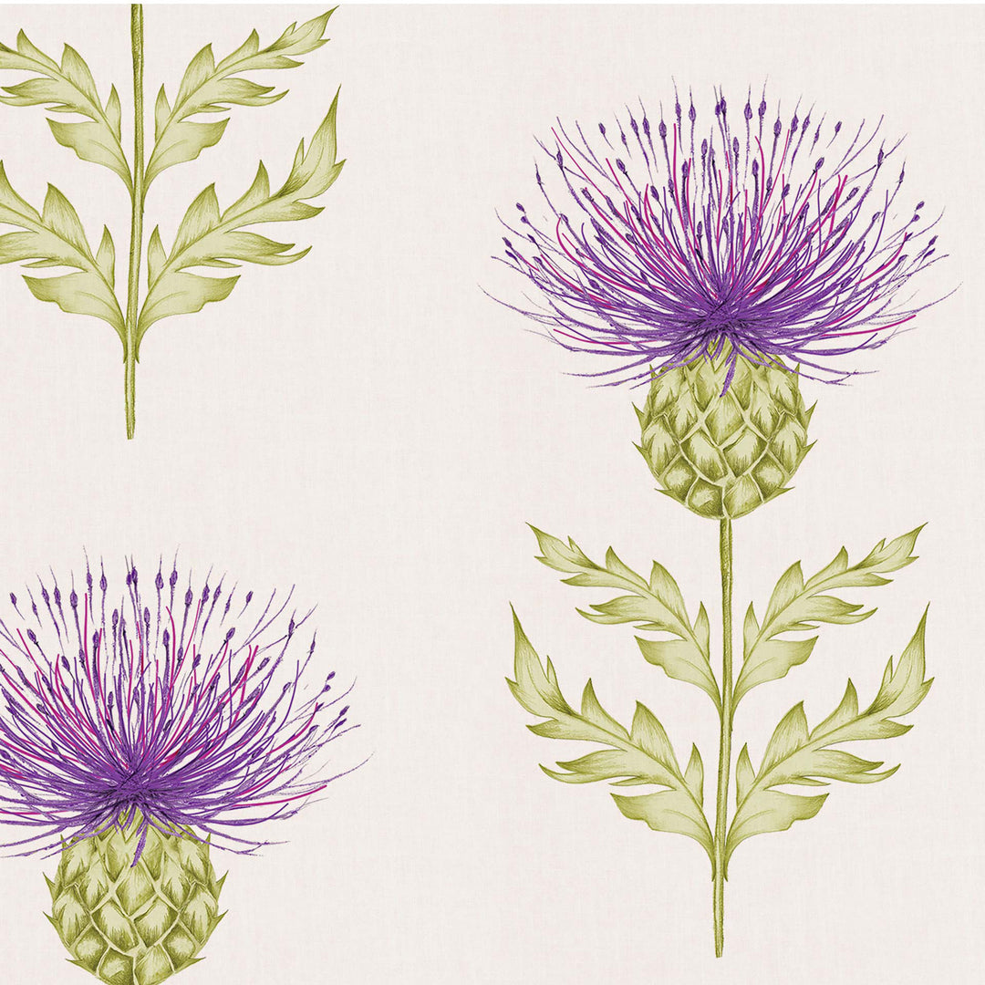 Nessy Wallpaper Large Damson - image 2
