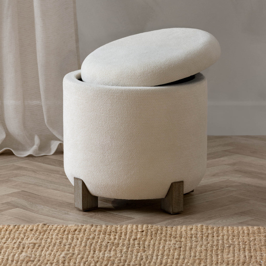 Neven Footstool Frame Ecru - image 3