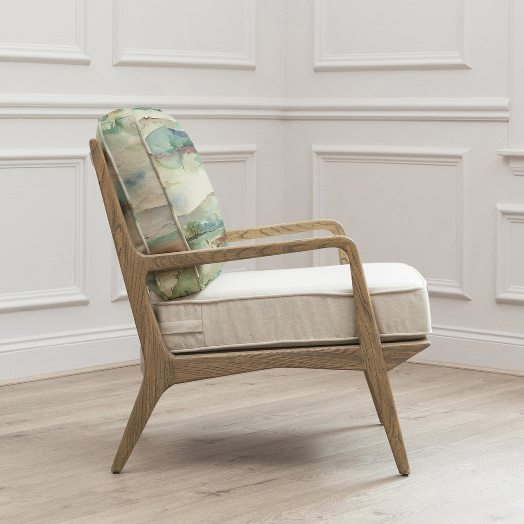 IDRIS CHAIR RUSSET SHORES LINEN
