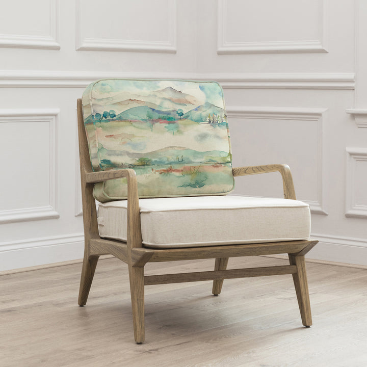 IDRIS CHAIR RUSSET SHORES LINEN