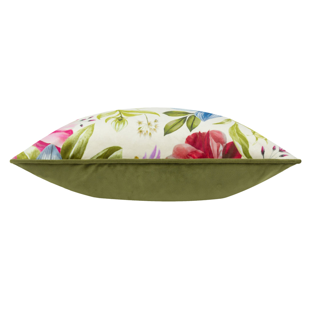 NECTAR GARDEN PETUNIA 43X43 CUSHION CASE CREAM