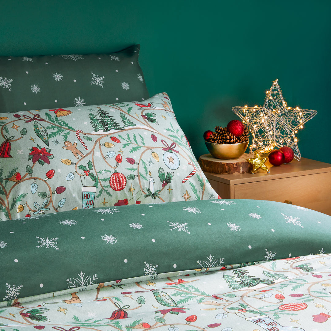 Noelle Single Duvet Sets Green - image 2