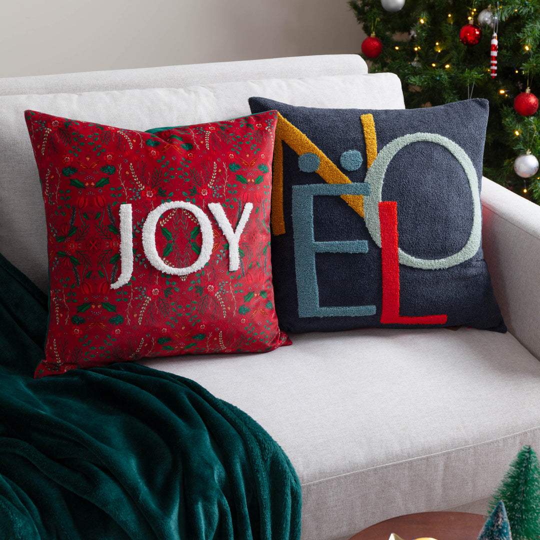 NOEL 45X45 CUSHION CASE RED
