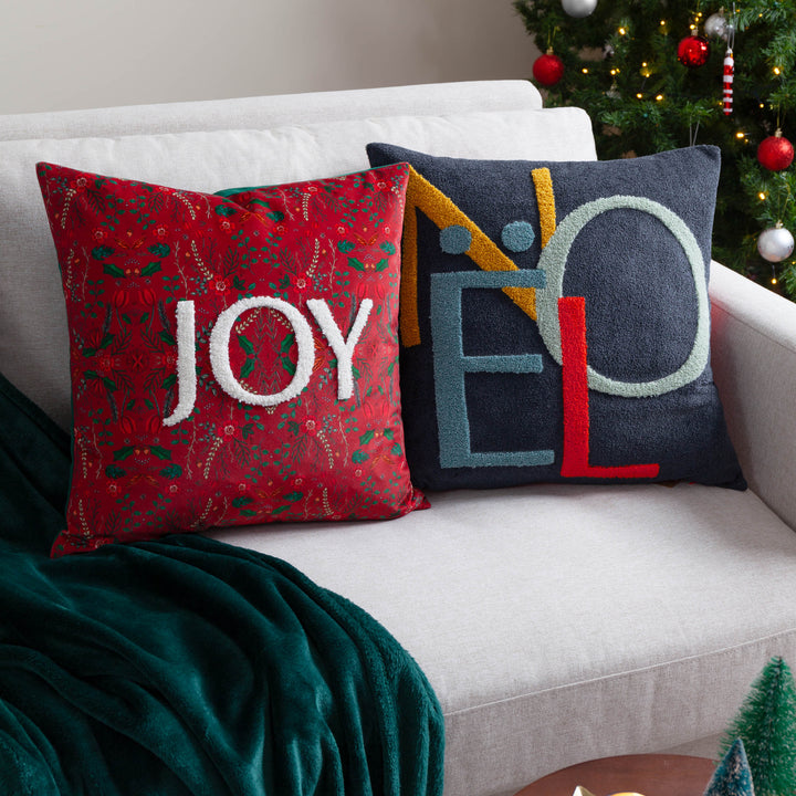 NOEL 45X45 CUSHION CASE RED