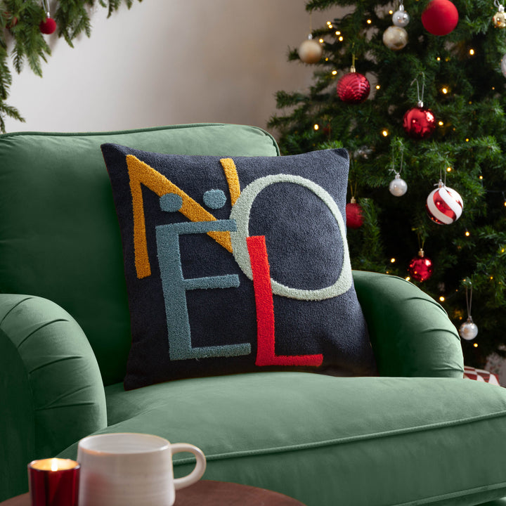 NOEL 45X45 CUSHION CASE RED