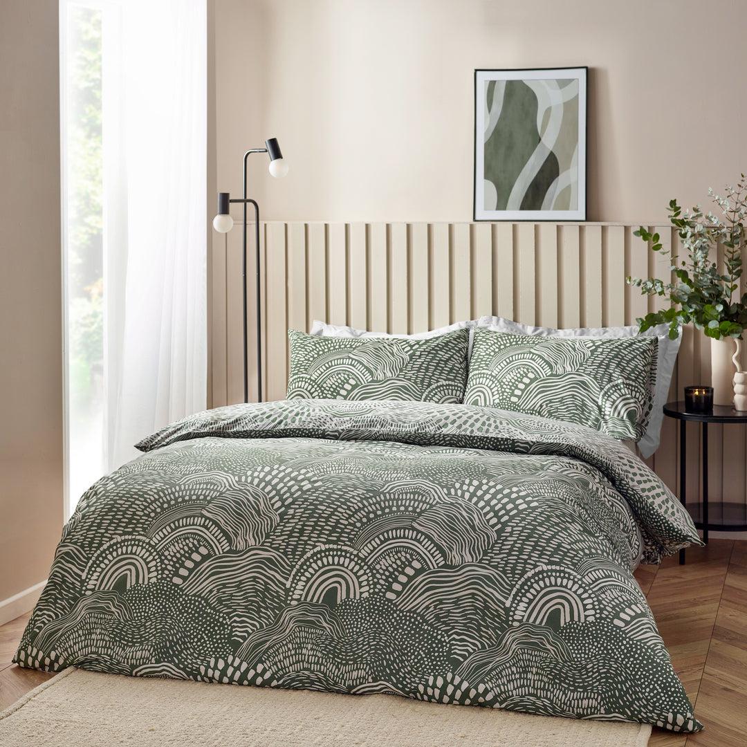 Nola Super King Duvet Set Olive - image 4