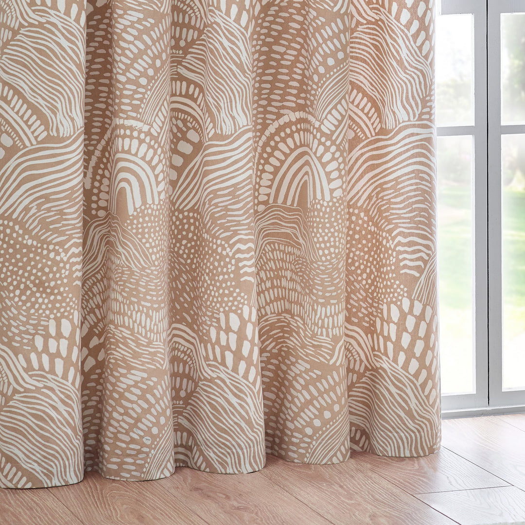 NOLA 117X137 EYELET CURTAINS OAT