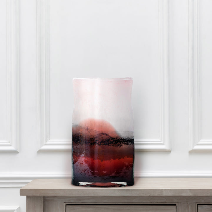 ODENSA GLASS VASE BLUSH