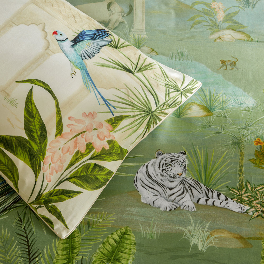 Odisha Piped Pillow Case Pairs Jungle - image 2