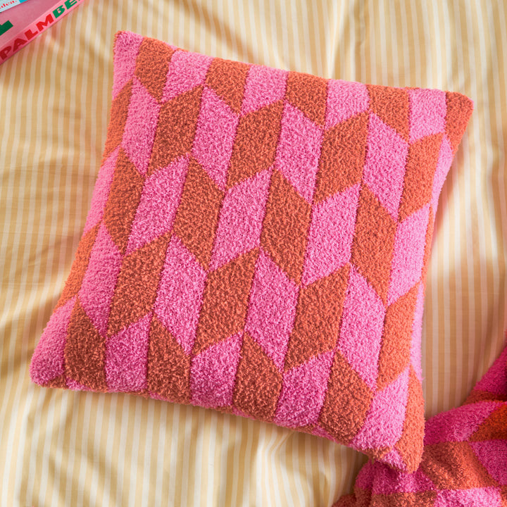 Olsen 45x45 Cushion Case Pink Pop