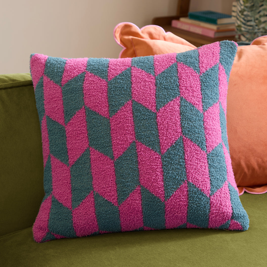 Olsen 45x45 Cushion Case Retro Pink