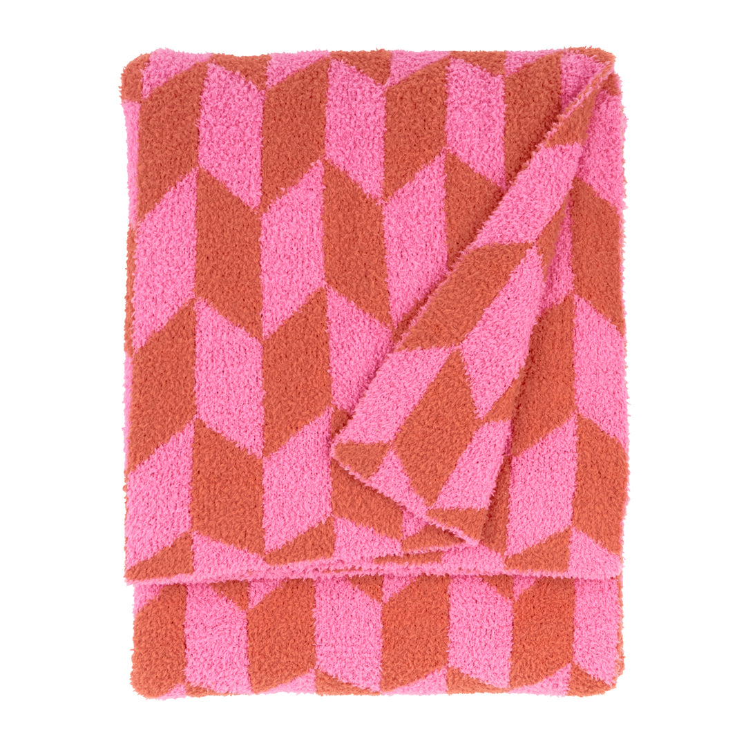 Olsen 130x180 Throw Pink Pop - image 2