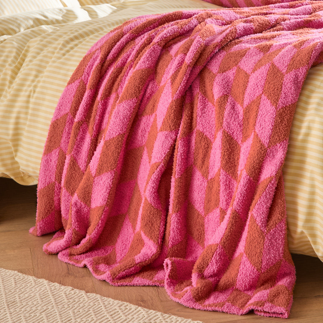 Olsen 130x180 Throw Pink Pop