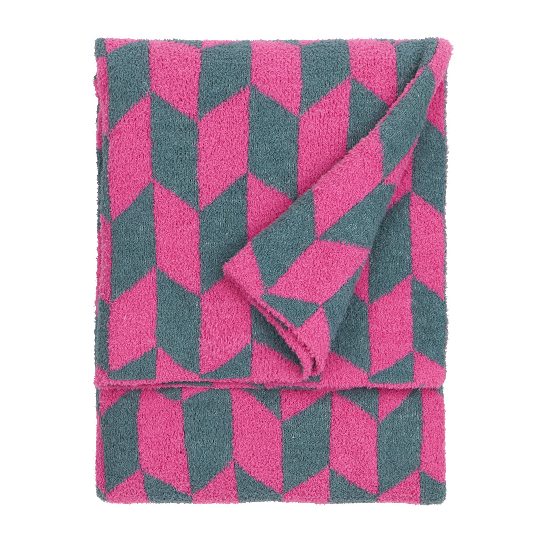 Olsen 130x180 Throw Retro Pink - image 2